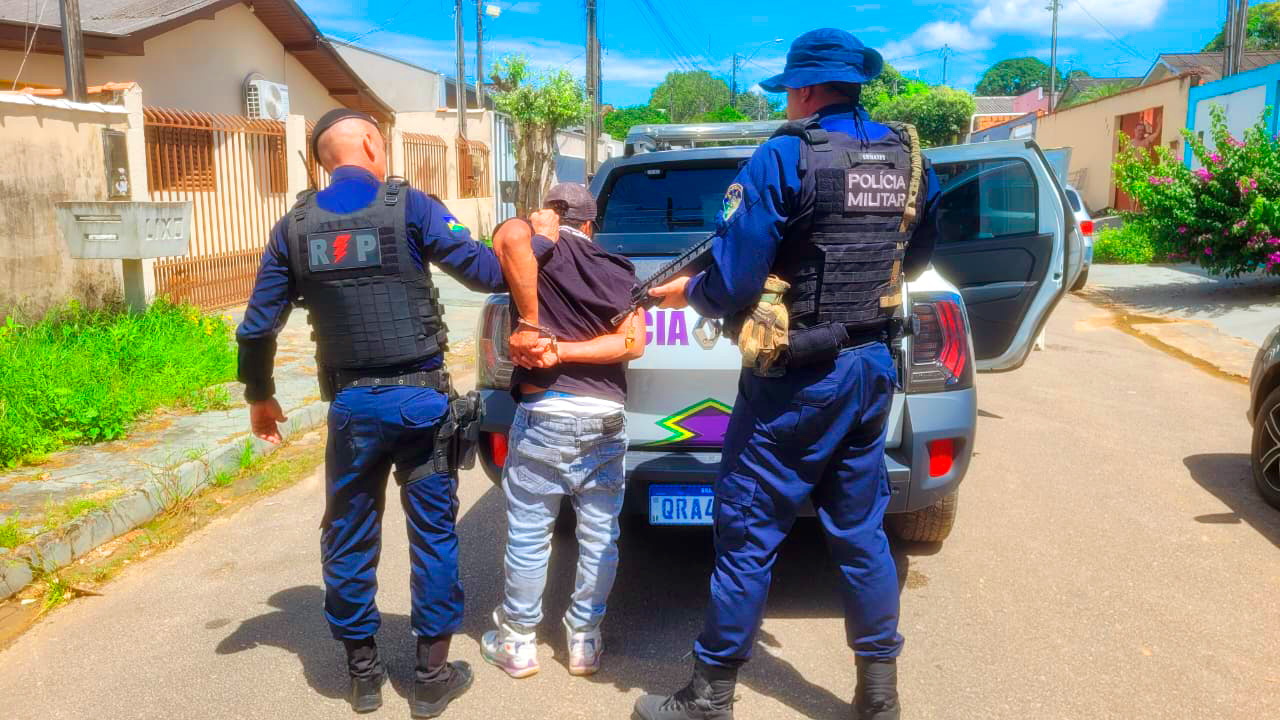 JI-PARANÁ – POLÍCIA MILITAR PRENDE SUSPEITO DE VIOLÊNCIA SEXUAL POUCAS HORAS APÓS O CRIME