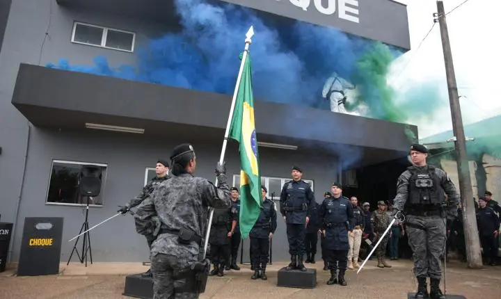 BATALHÃO  DE CHOQUE DA PM DE RONDÔNIA TEM NOVO COMANDANTE