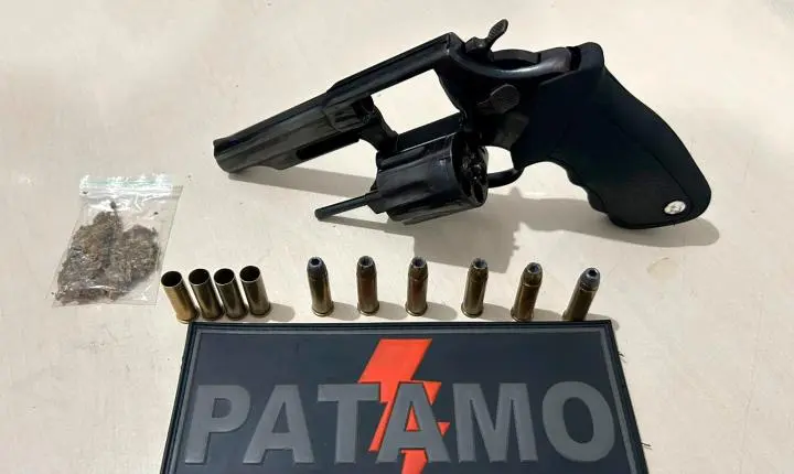 JI-PARANÁ – POLÍCIA MILITAR APREENDE ARMA DE FOGO E CONDUZ SUSPEITOS POR PORTE IRREGULAR, AMEAÇA E EMBRIAGUEZ AO VOLANTE