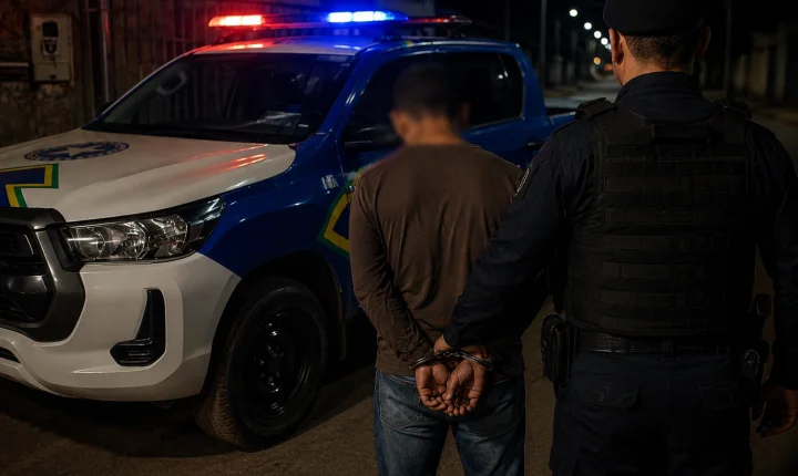 PMRO CAPTURA FORAGIDO DURANTE OPERAÇÃO DOMÍNIO DA LEI EM NOVA MAMORÉ